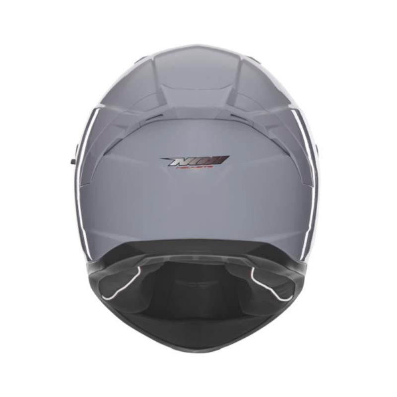 Nox Kask Integralny Full Face Z Blendą N401 Solid Kolor Szary Połysk Rozmia - zdjęcie 3