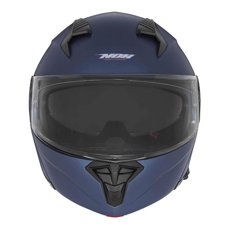 Nox Kask Szczękowy Flip-Up Z Blendą N967 Solid Kolor Niebieski Mat Rozmiar - zdjęcie 3