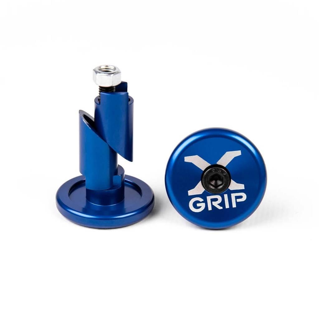 X-Grip Końcówki Kierownicy Do Otworu O Średnicy 12-16,2Mm Kolor Niebieski
