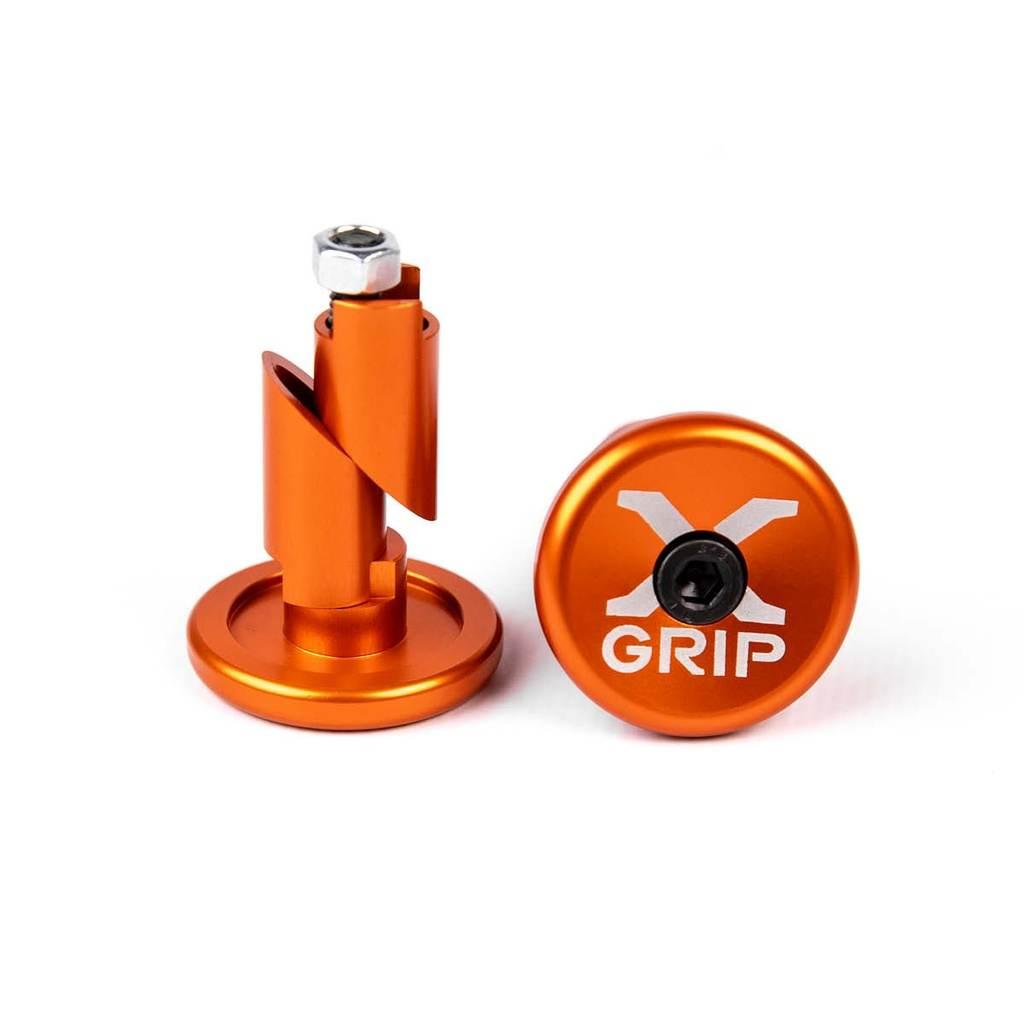 X-Grip Końcówki Kierownicy Do Otworu O Średnicy 12-16,2Mm Kolor Pomarańczow