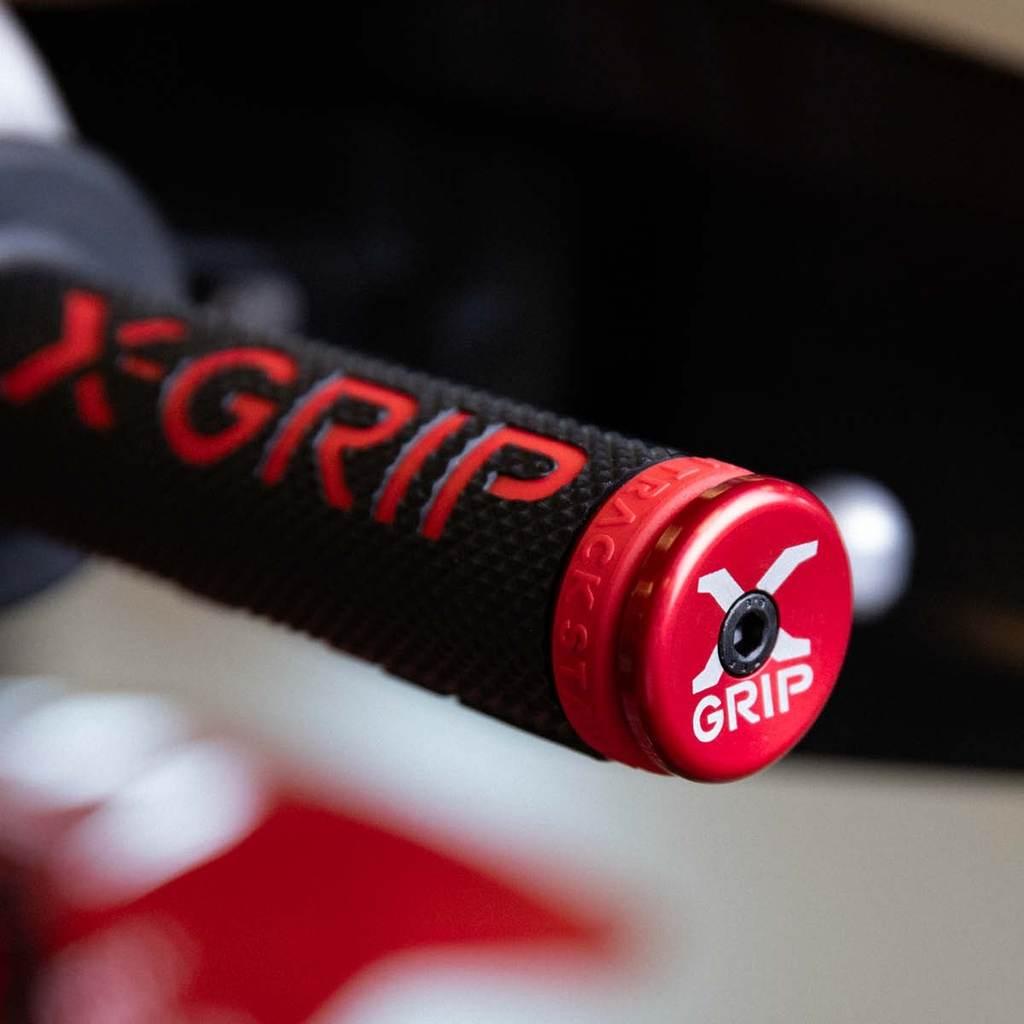 X-Grip Końcówki Kierownicy Do Otworu O Średnicy 12-16,2Mm Kolor Czerwony - zdjęcie 2