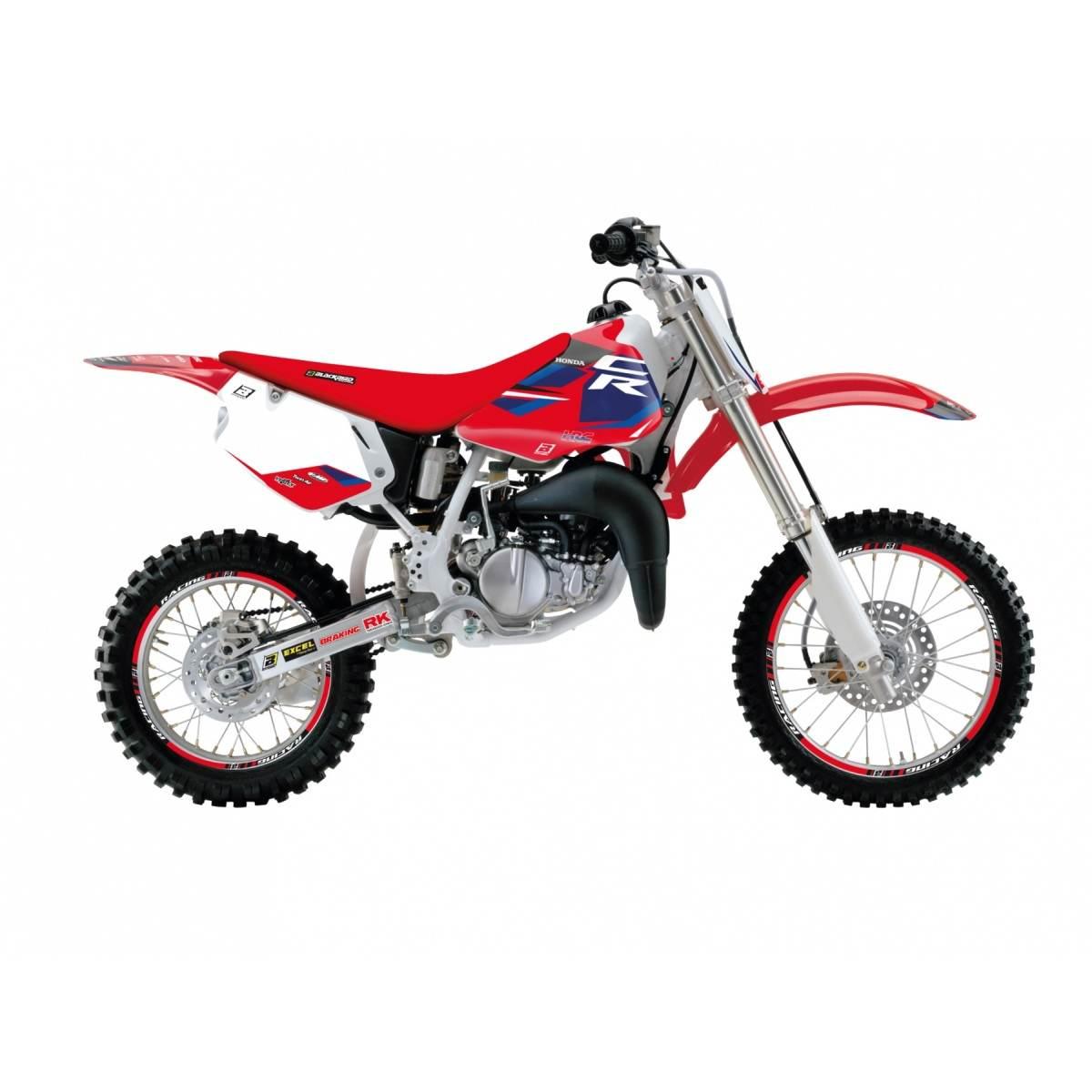 Blackbird Komplet Naklejek Oklein Honda Cr 80 '96-'02 Dream 5 Kolor Czerwon