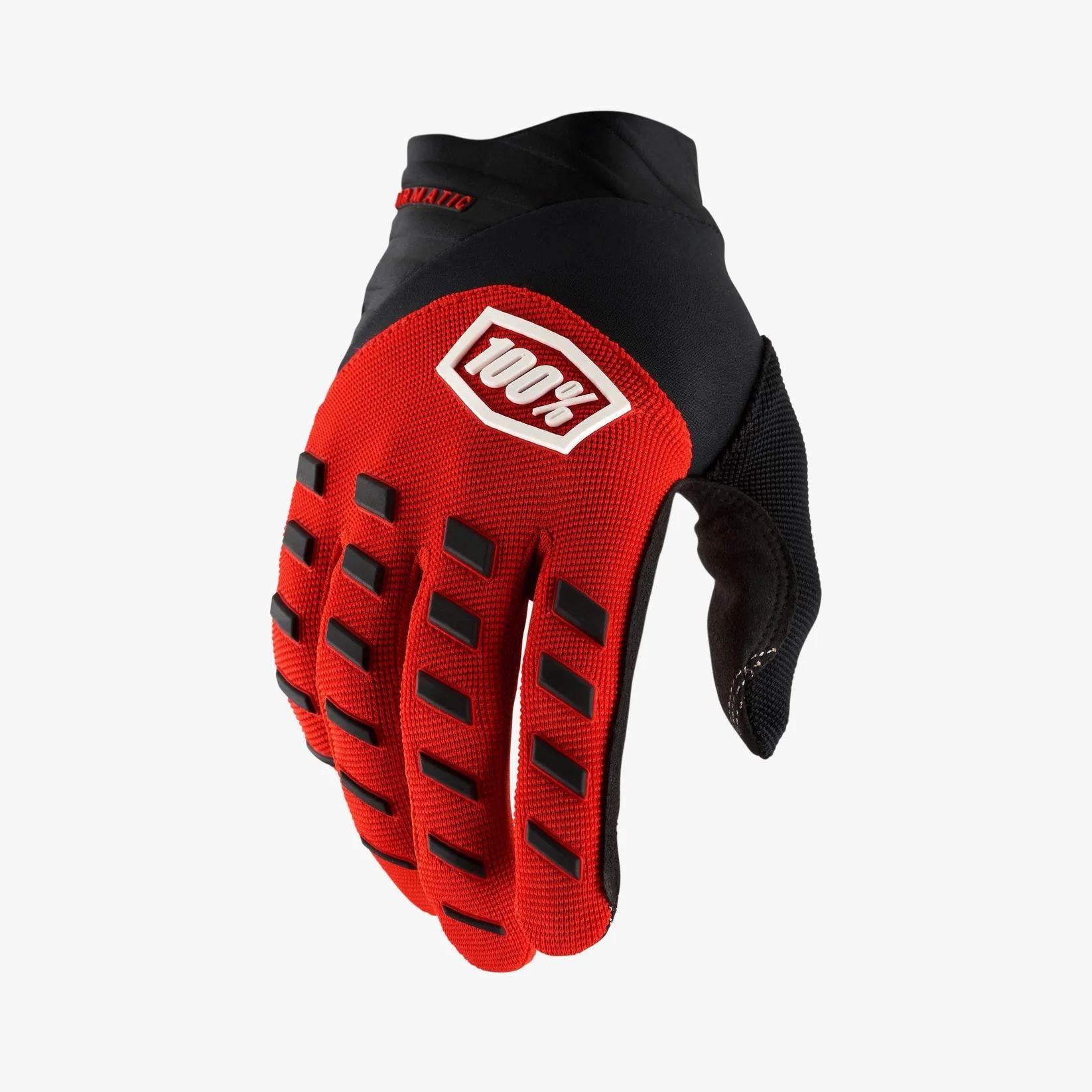 100 Procent Rękawice Cross/Enduro Airmatic Red/Black Kolor Czerwony/Czarny