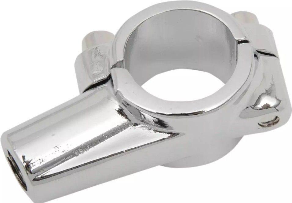 Emgo 2025/02 Uchwyt Lusterka Z Obejmą Na Kierownicę 22Mm 7/8" Chromowany Wz