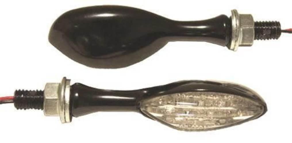 Emgo 2025/02 Kierunkowskazy Uniwersalne Para Długość 7 Cm 3,5 Cm Kolor Czar
