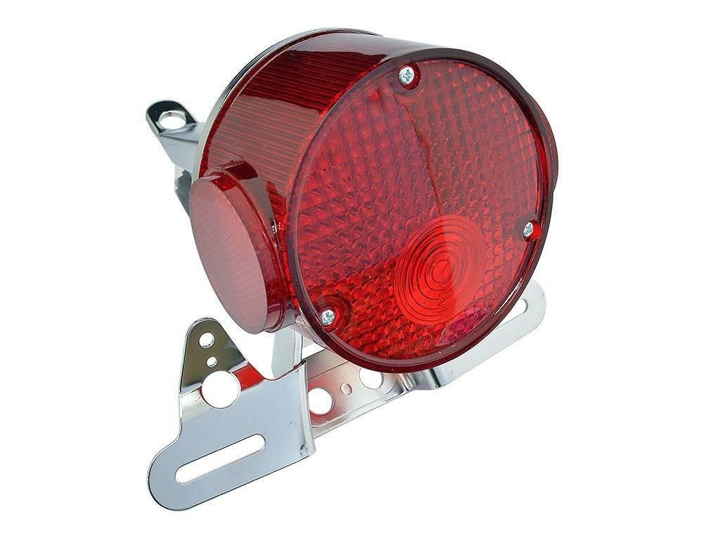 Emgo 2025/02 Lampa Tylna Z Chromowanym Mocowaniem Tablicy Rejestracyjnej Ya