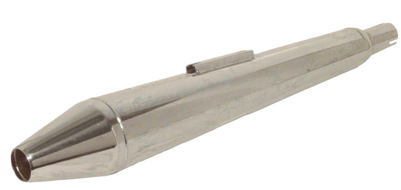 Emgo 2025/02 Końcówka Wydechu Tłumik Chromowany Triumph Norton Commando Roa