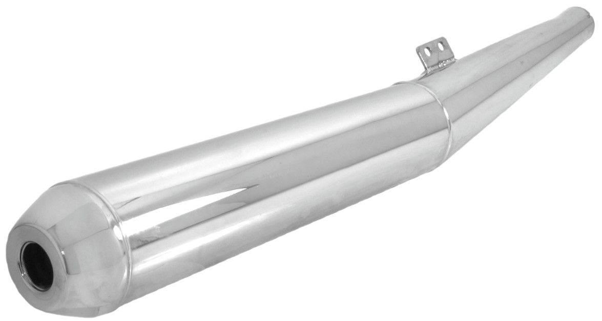 Emgo 2025/02 Końcówka Wydechu Tłumik Chromowany Bmw '70-'83 Prawy Replika O