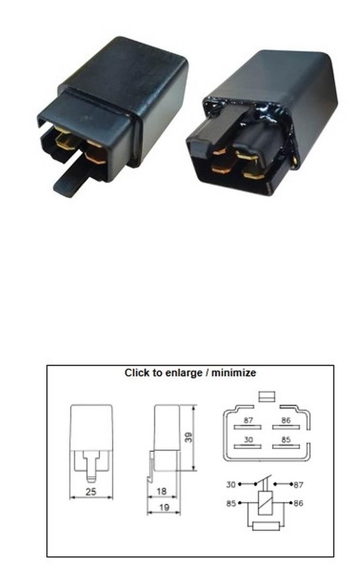 Dze Przekaźnik Rozrusznika Aprilia; Bmw; Derbi; Honda; Kymco; Moto Guzzi Oe