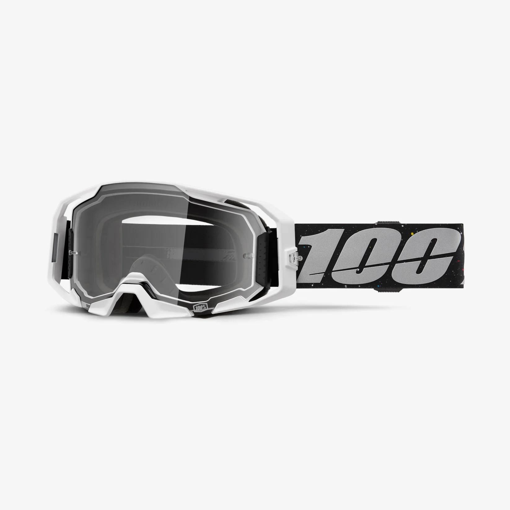100 Procent Gogle Armatic Rapidracer - Clear Lens - Kolor Szary/Czarny Szyb