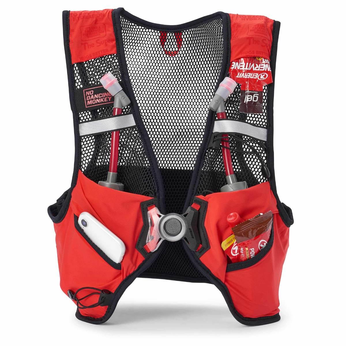 Uswe Kamizelka Do Biegania Pace 2L Rozmiar Xl Czerwono Czarna