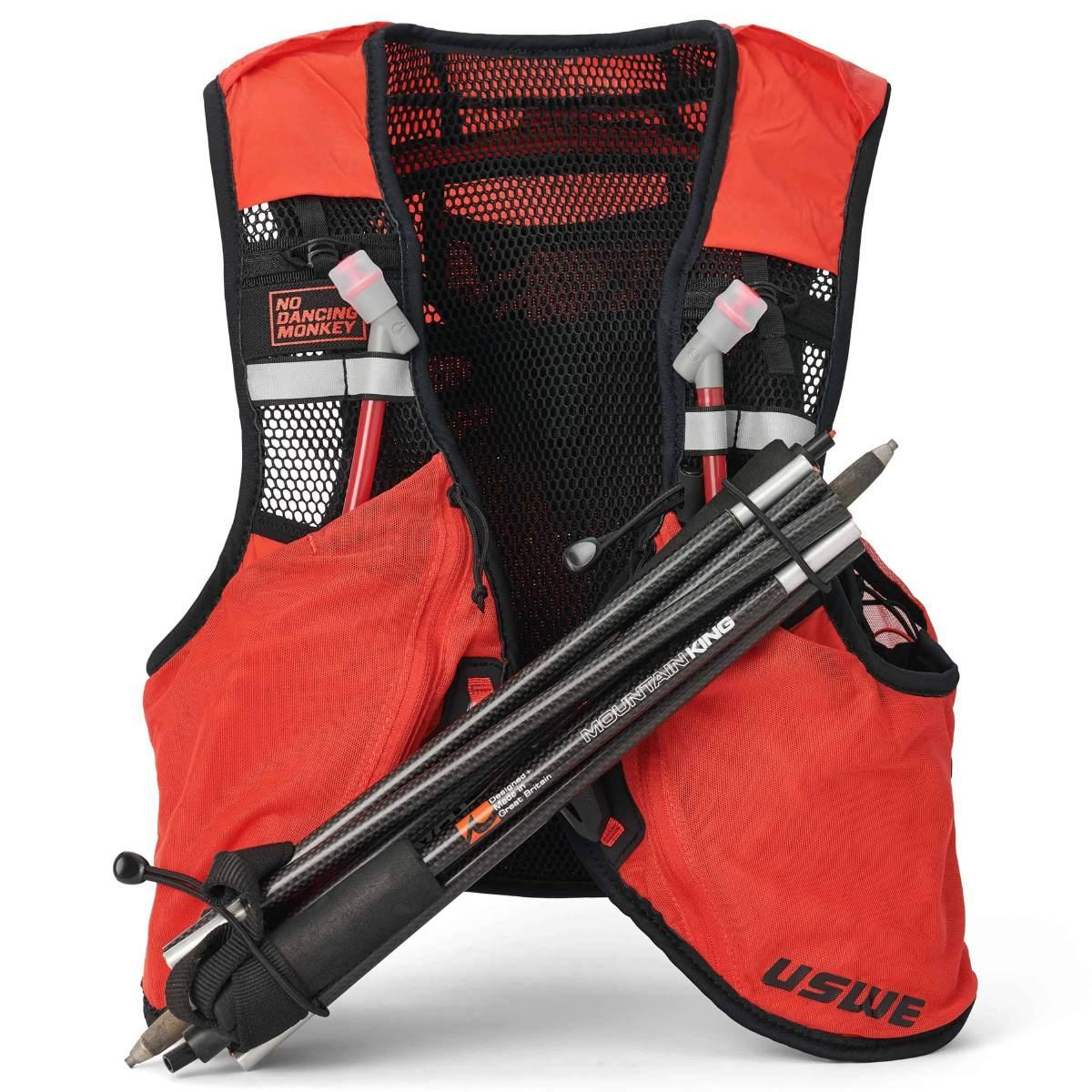 Uswe Kamizelka Do Biegania Pace 14L Rozmiar M Czerwona - zdjęcie 5