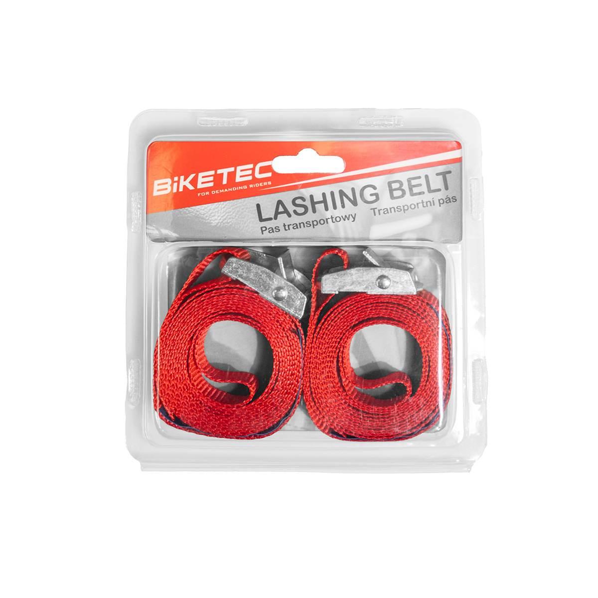 Biketec Komplet 2 Pasów Transportowych 25Mm X 2M Obciążenie Do 250Kg, 2 Pas - zdjęcie 2