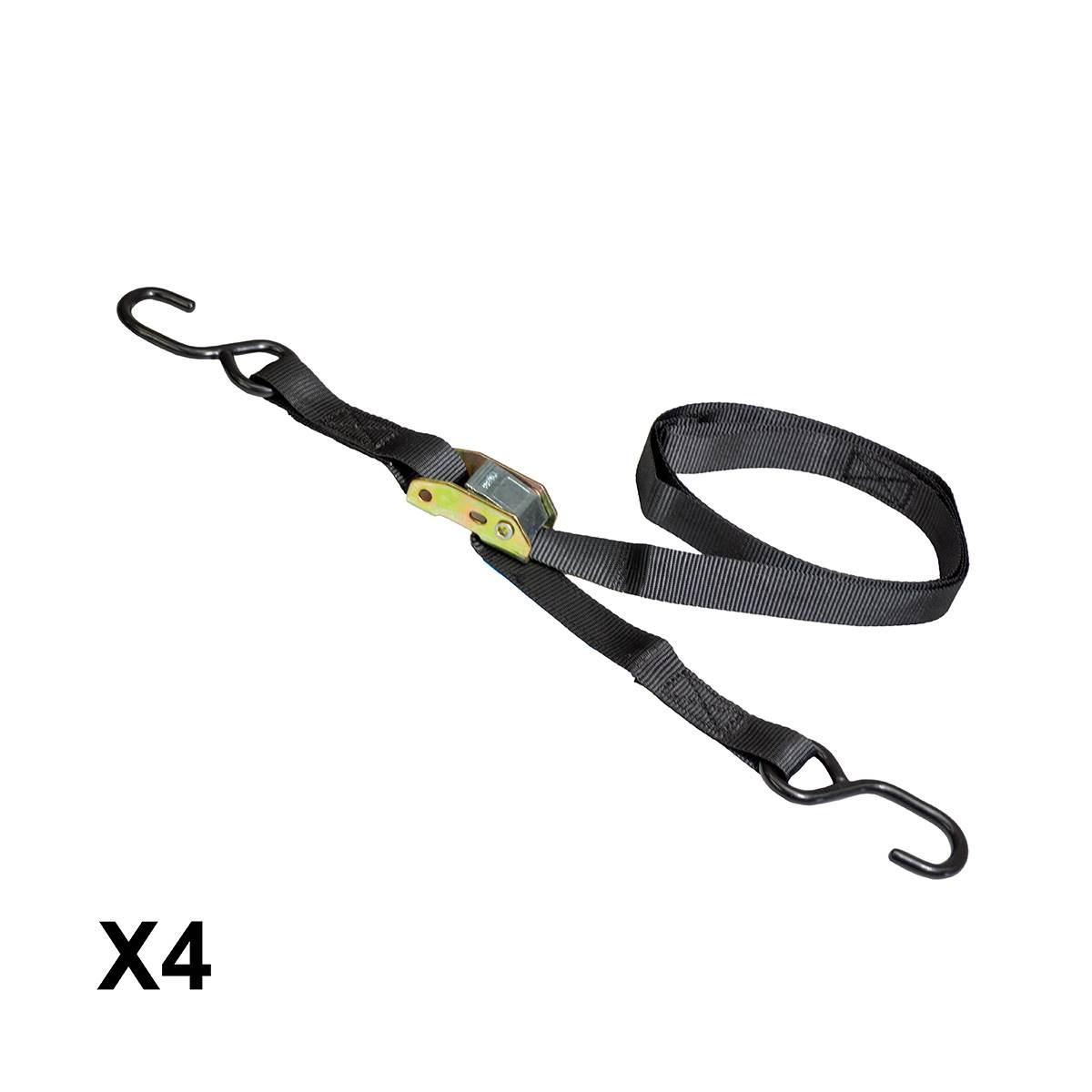 Biketec Komplet 4 Pasów Transportowe 25Mm X 2M Obciążenie Do 200Kg, 4 Pasy