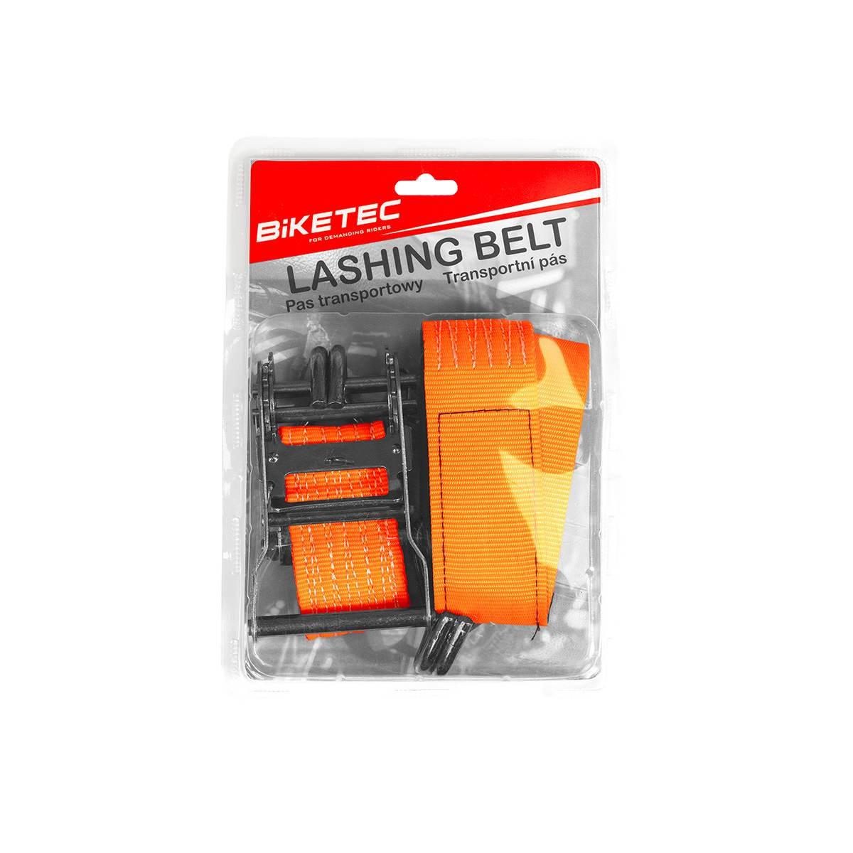 Biketec Pas Transportowy Z Hakiem 50Mm X 4M Obciążenie Do 2000Kg, Kolor Pom