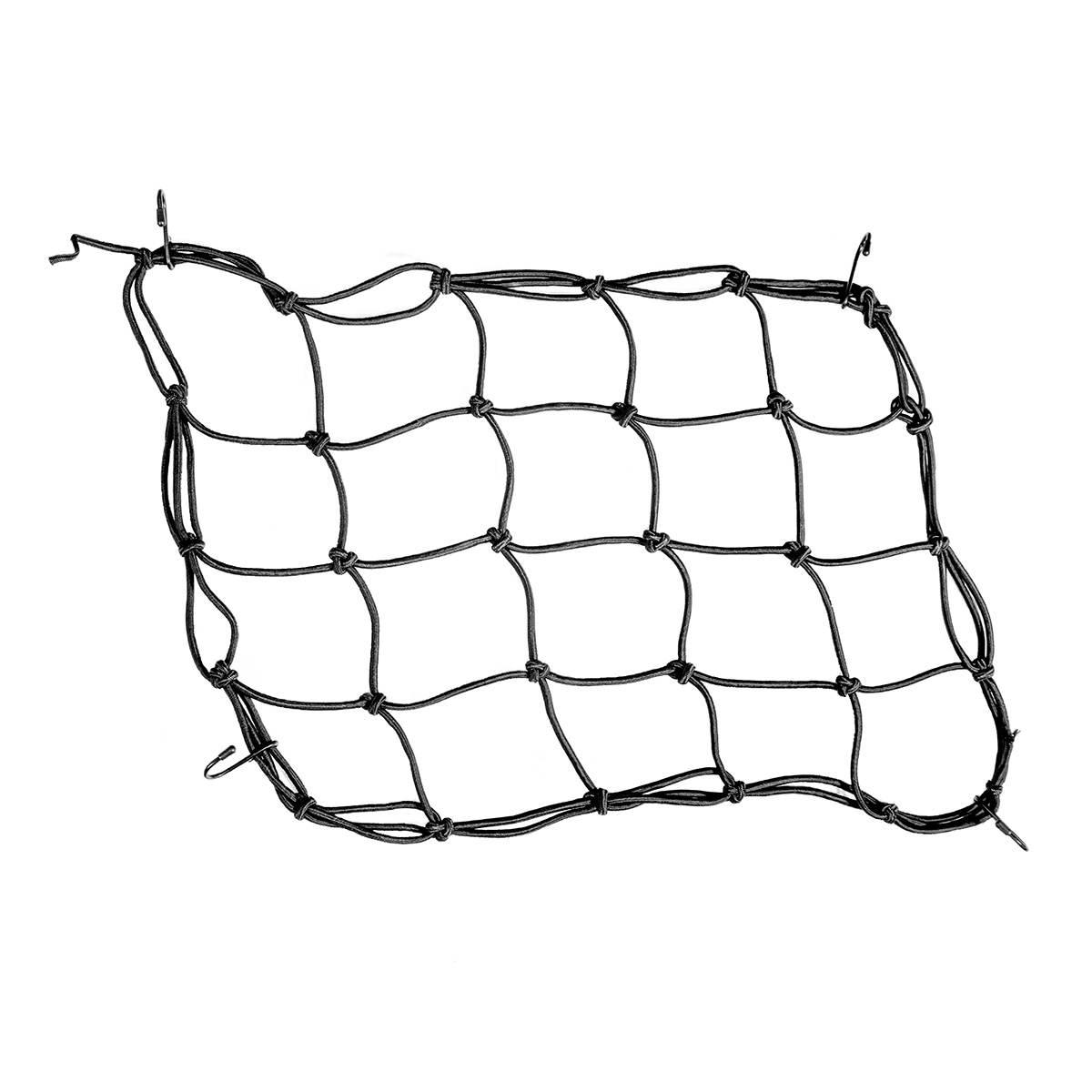 Biketec Siatka Bagażowa Pająk 4Mm X 25 Cm X 25 Cm, 4 Mocne Haki, Kolor Czar