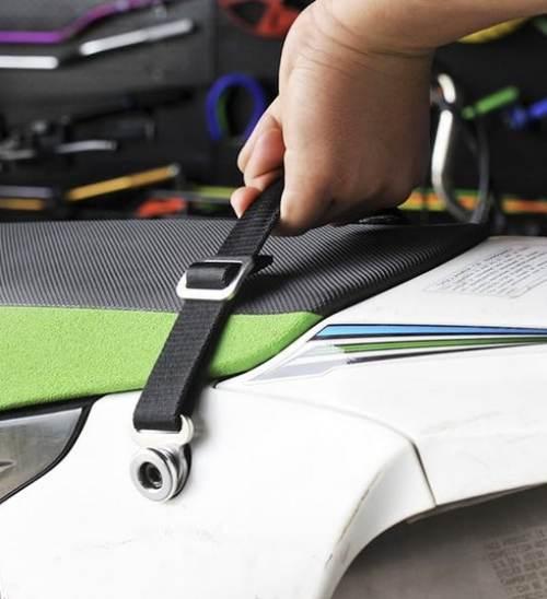 Biketec Pas Pasek Tekstylny Do Wyciągania Motocykla Do Motocykli Japońskich - zdjęcie 4