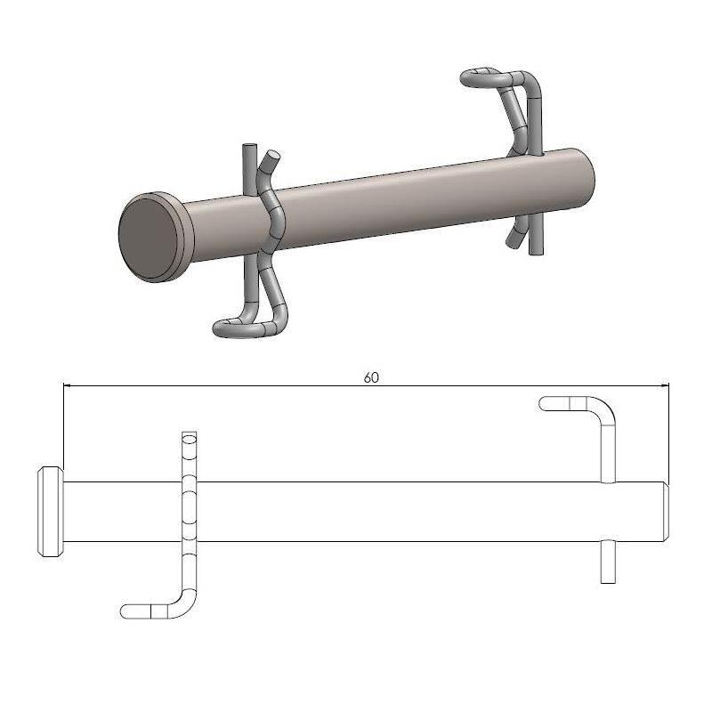 Moto-Master Trzpień Wieszak Klocków Hamulcowych Tył: Ktm 85 Sx '21-, Freeri
