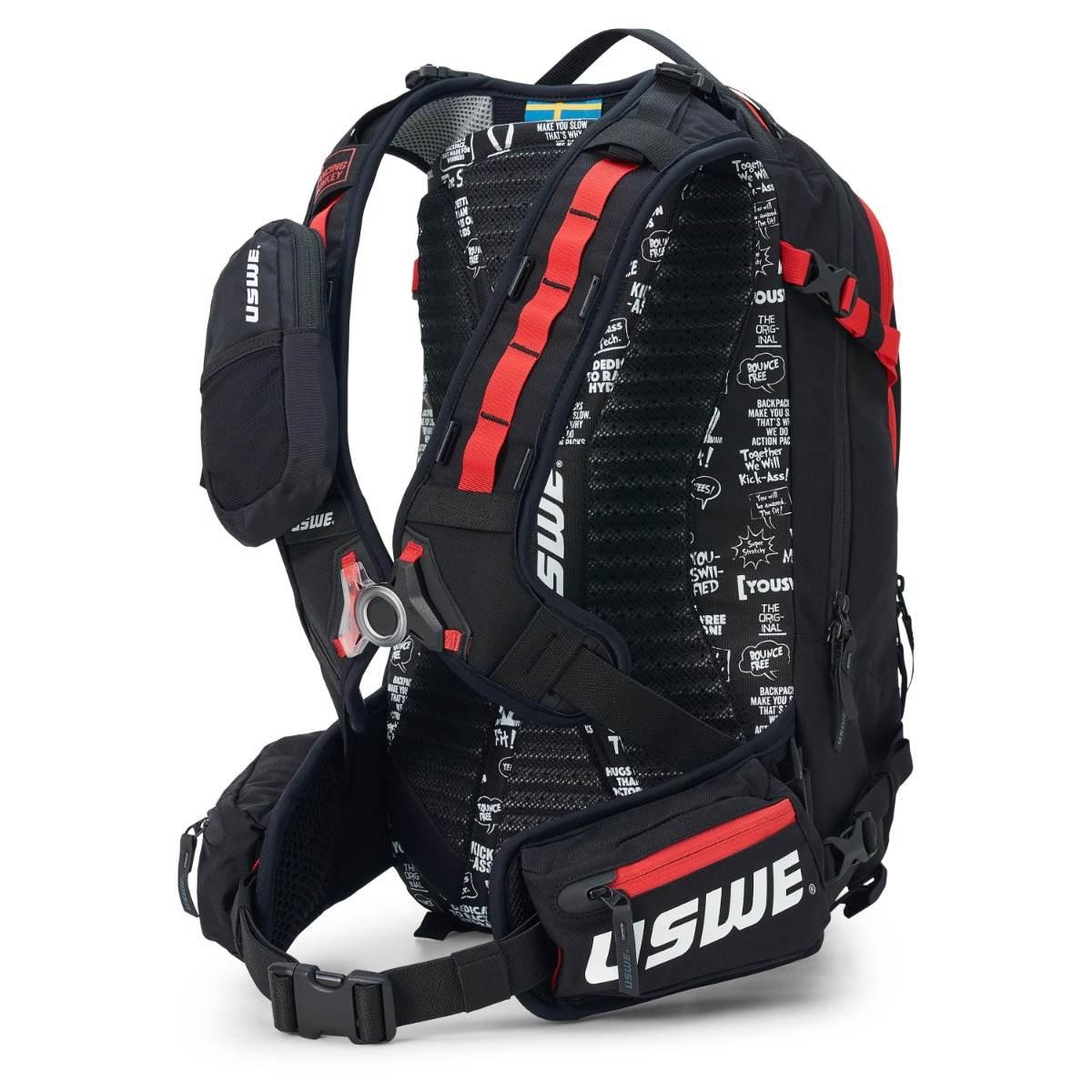 Uswe Plecak Moto/Adv Core 16L Off Road Carbon Black Kolor Czarny Pojemność - zdjęcie 4