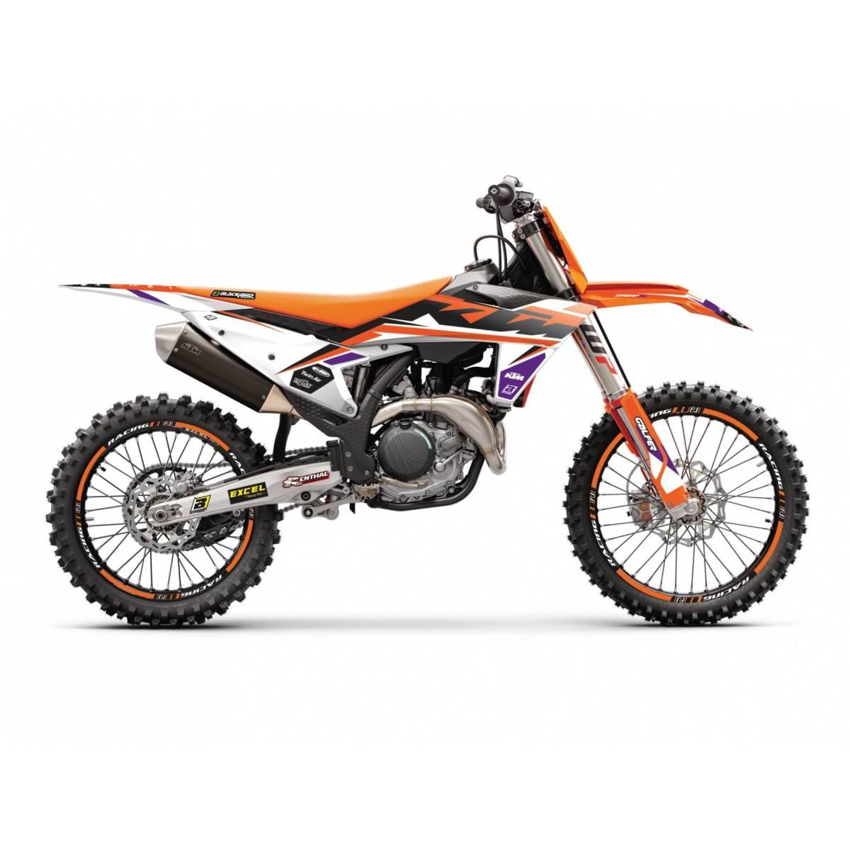 Blackbird Komplet Naklejek Oklein Ktm Sx/Sx-F '23-'24, Exc/Exc-F '24-'25 Dr
