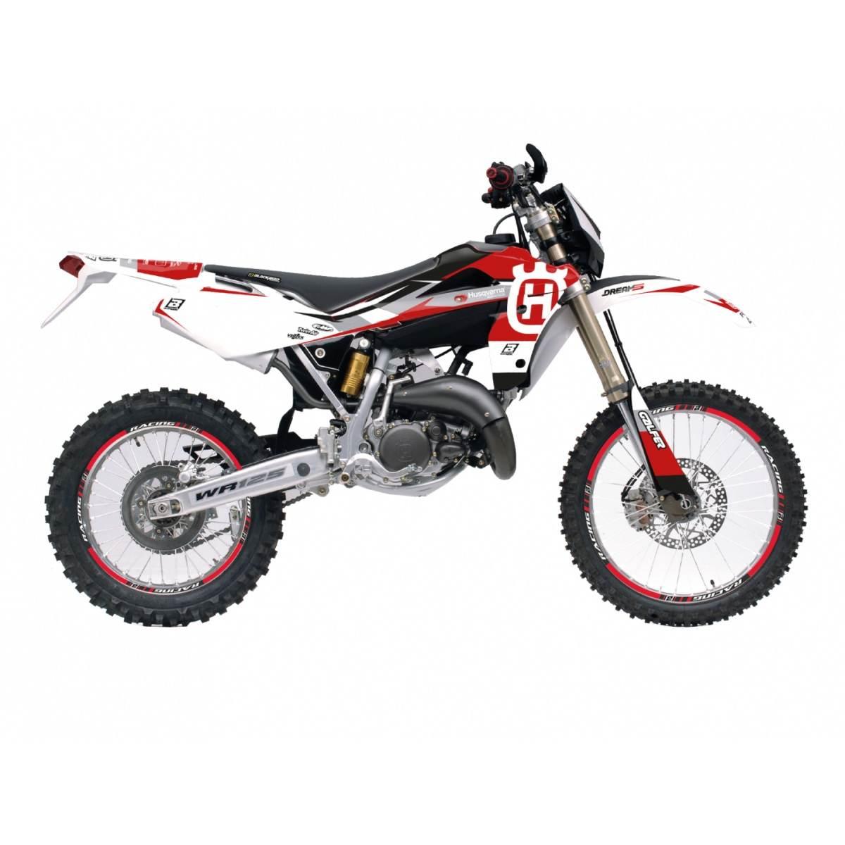 Blackbird Komplet Naklejek Oklein Husqvarna Cr 125 '06-'08, Wr 250/300 '06-