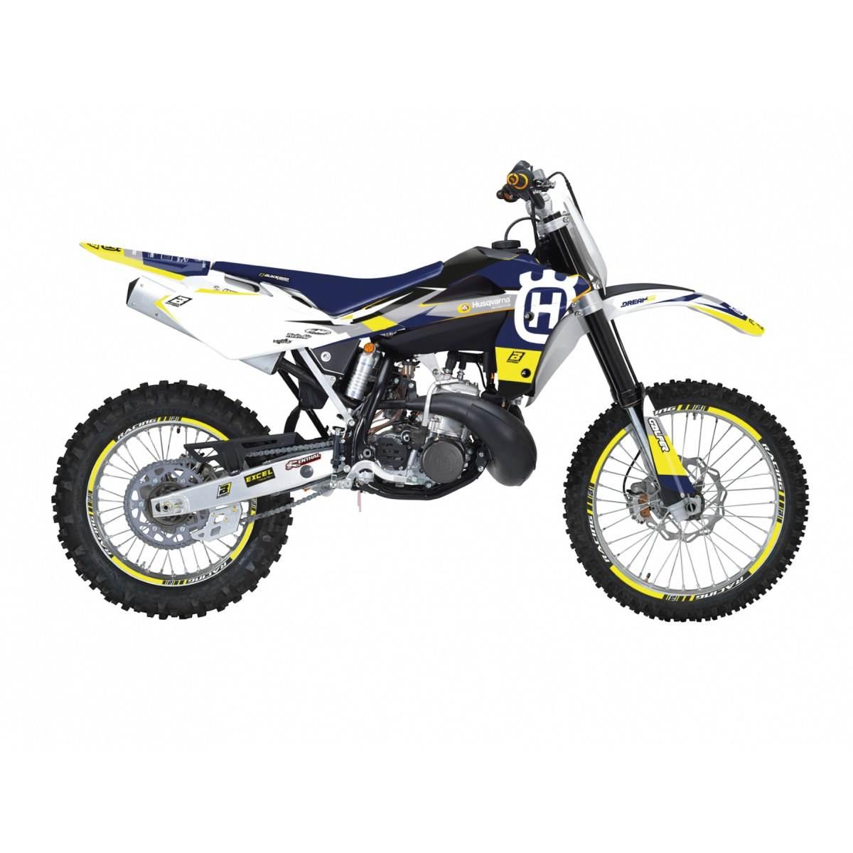 Blackbird Komplet Naklejek Oklein Husqvarna Cr 125 '06-'08, Wr 250/300 '06-