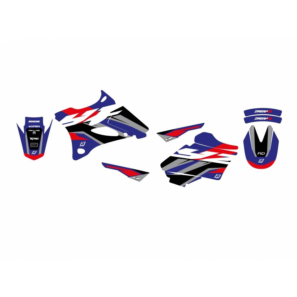 Blackbird Komplet Naklejek Oklein Yamaha Yz 85 '02-'14 Dream 5 Kolor Niebie - zdjęcie 2