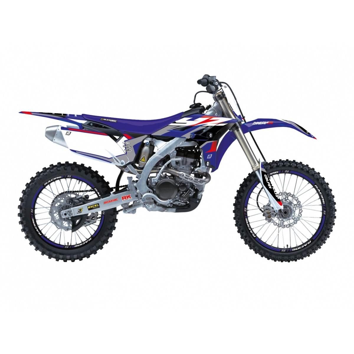Blackbird Komplet Naklejek Oklein Yamaha Yz 250F '10-'13 Dream 5 Kolor Nieb
