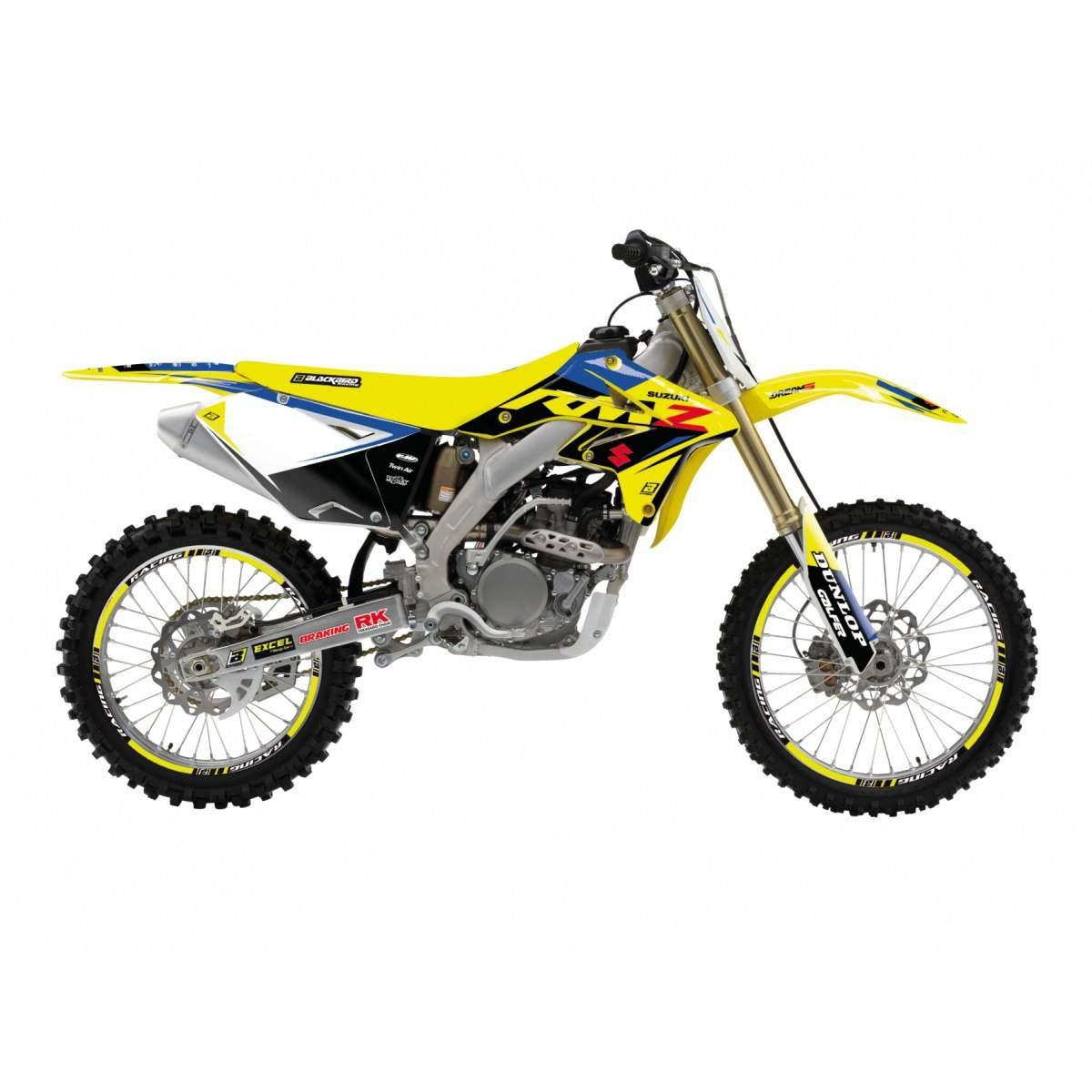 Blackbird Komplet Naklejek Oklein Suzuki Rmz 250 '07-'09 Dream 5 Kolor Żółt