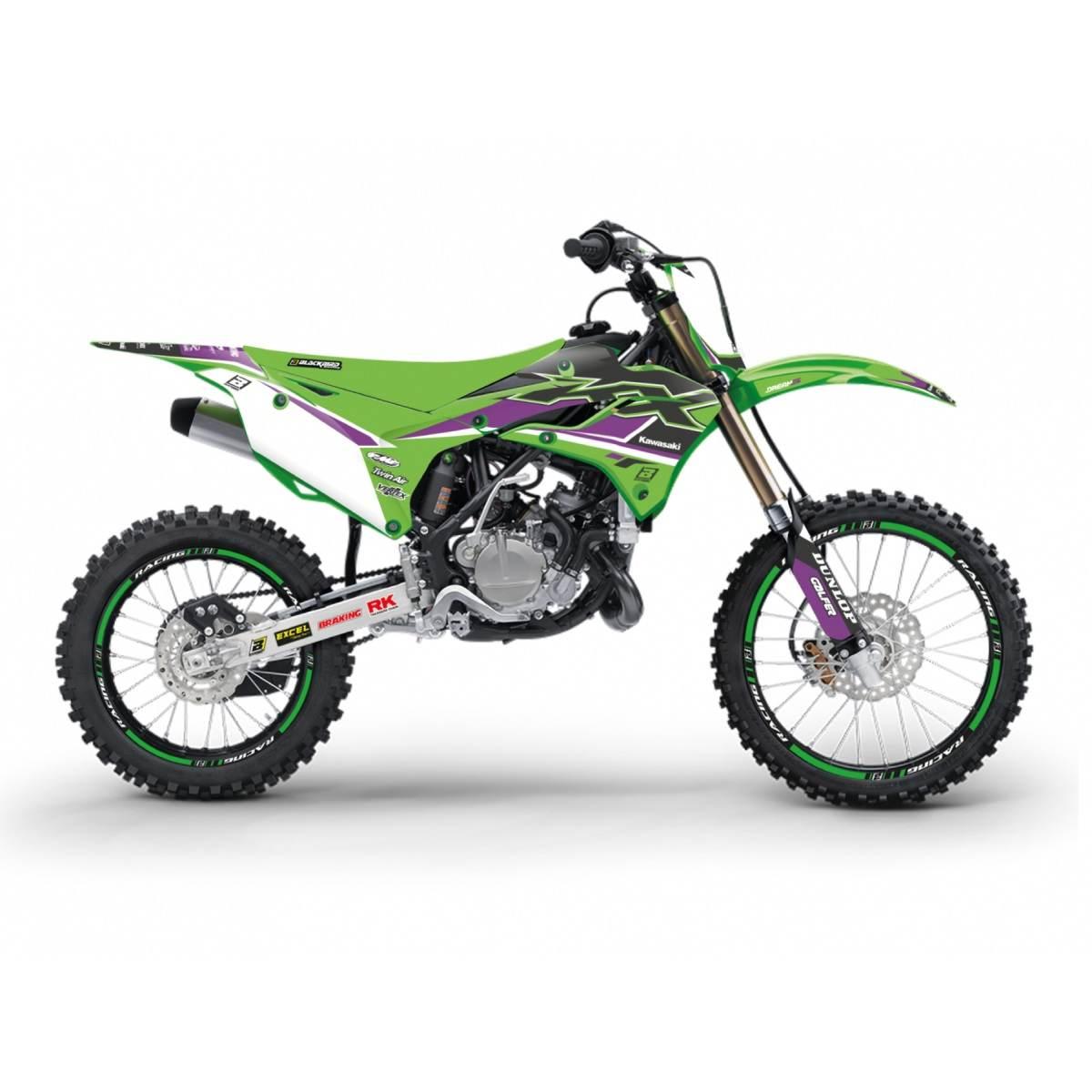 Blackbird Komplet Naklejek Oklein Kawasaki Kx 85 '22-'23 Dream 5 Kolor Ziel