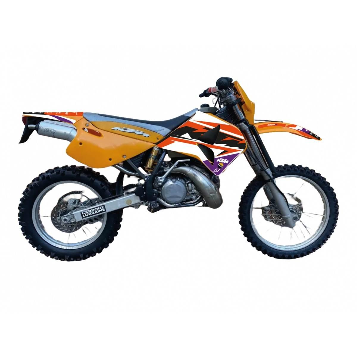 Blackbird Komplet Naklejek Oklein Ktm 4T '96-'99 4 Stroke All Models Dream