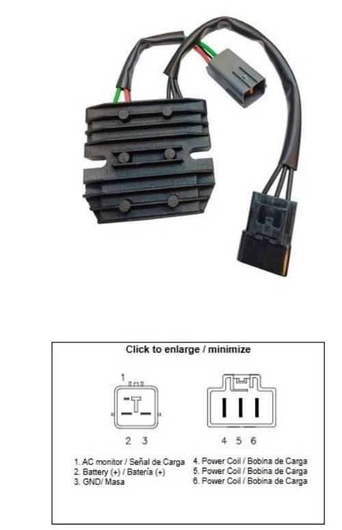 Dze Regulator Napięcia Kawasaki Zx 6R '07-'08 50A 21066-0025