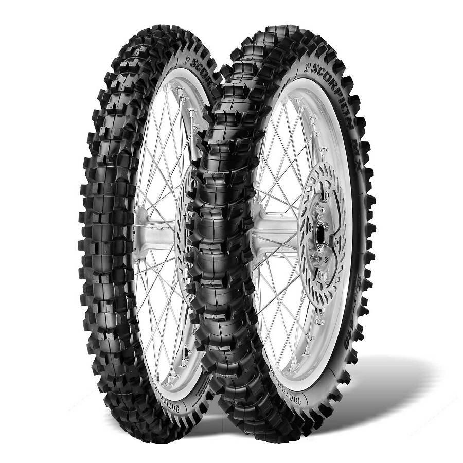 Pirelli Opona 110/90-19 Scorpion Mx Soft Piaskowa Nhs 62M Tył Dot 02-04/202