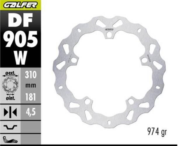 Galfer Tarcza Hamulcowa Przód Bmw R 1300Gs Adventure '23-'25 Wave Disc 310X