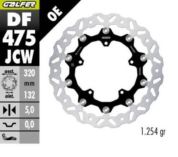 Galfer Tarcza Hamulcowa Przód Yamaha Mt-10 '17-; Yzf -R6 '17-'23; Yzf-R9 '2