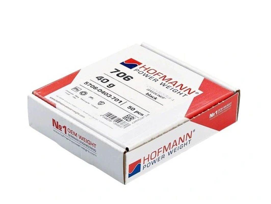 Biketec Ciężarki Do Wyważania Kół Klejone 5 Gram 50 Pasków Po 8 Kolor Czarn - zdjęcie 2
