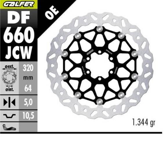 Galfer Tarcza Hamulcowa Przód Aprilia; Benelli; Bimota; Cagiva; Ducati; Ktm