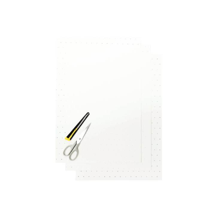 Blackbird Komplet Naklejek Oklein Folia Crystall 0,4 Mm Perforowana 3 X Ark