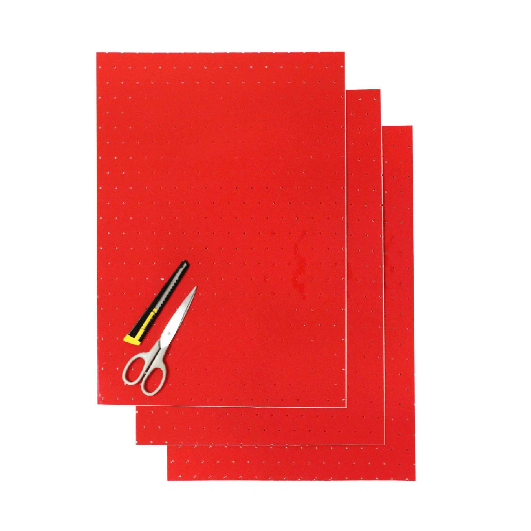 Blackbird Komplet Naklejek Oklein Folia Crystall 0,4 Mm Perforowana 3 X Ark