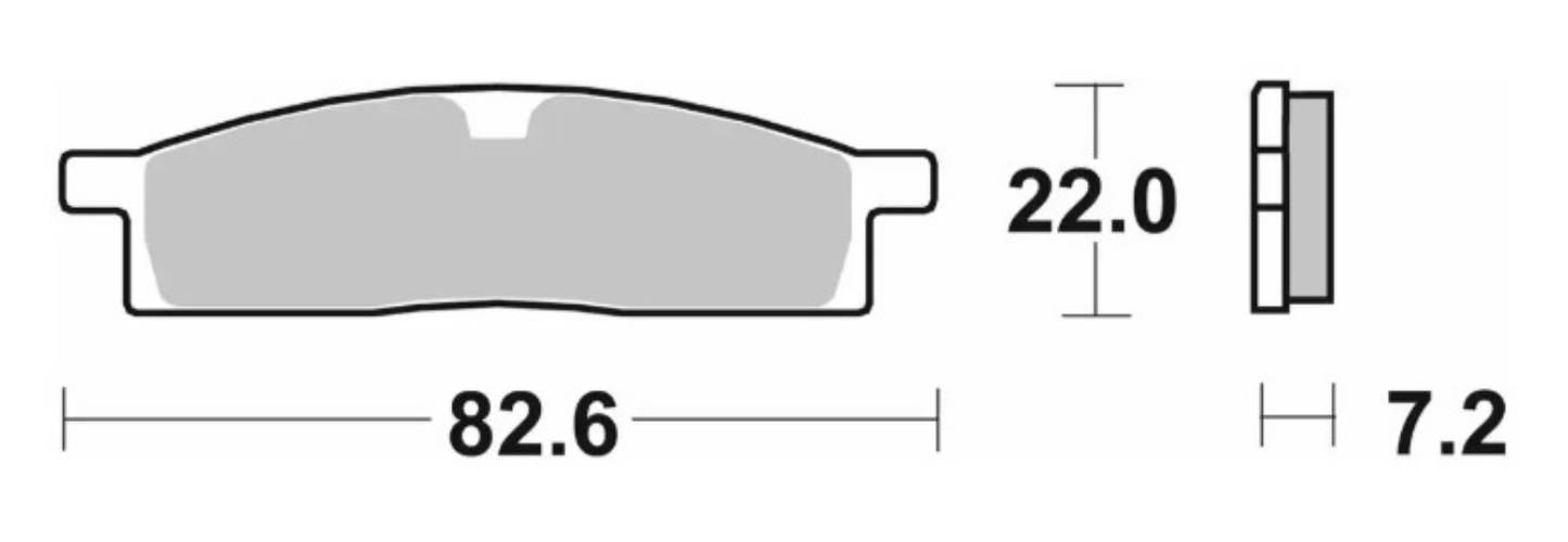 Sbs Klocki Hamulcowe Nowość Kh119 Off-Road Sinter Kolor Złoty