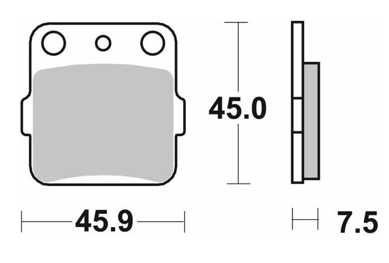 Sbs Klocki Hamulcowe Nowość Kh084 Off-Road Carbon