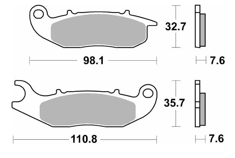 Sbs Klocki Hamulcowe Nowość Kh465 Off-Road Sinter Kolor Złoty Ajp Pr3/Pr4/P