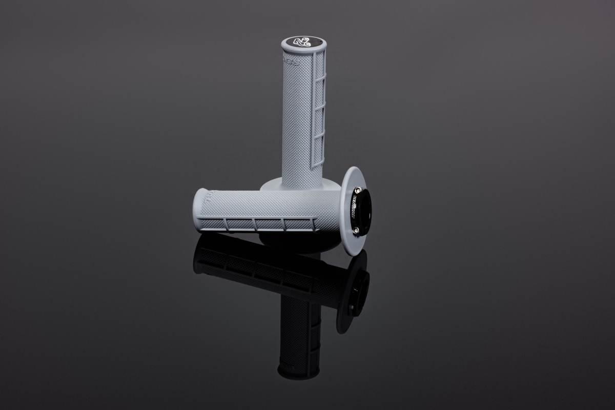 Renthal Manetki Mx Original Lock-On Soft Half Waffle Kolor Jasny Szary - zdjęcie 2