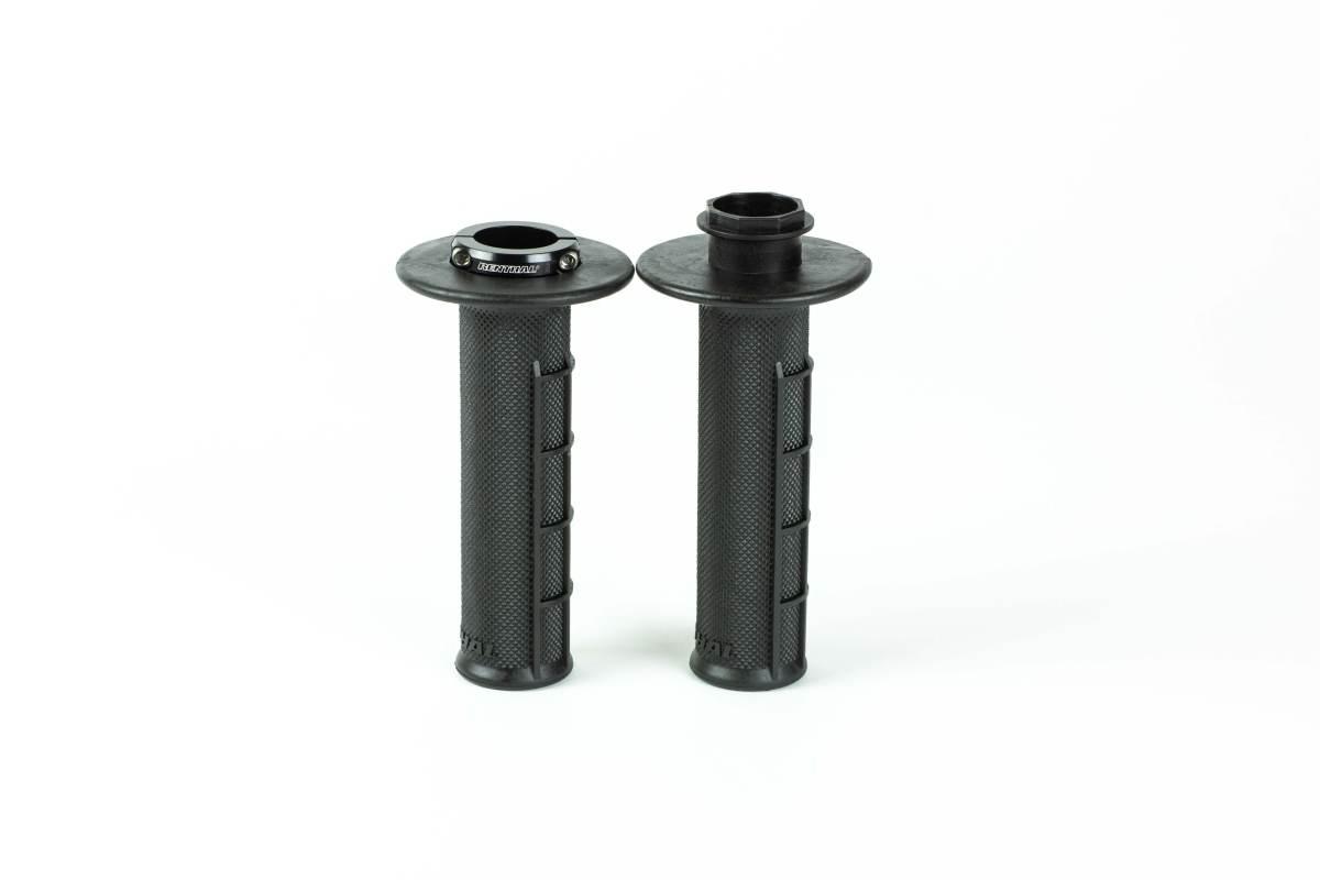 Renthal Manetki Mx R-Works Lock-On Ultratacky Half Waffle Kolor Czarny - zdjęcie 3