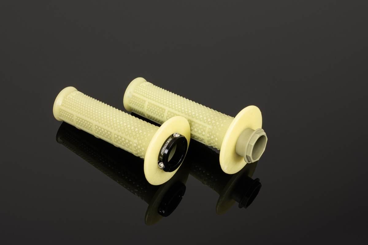 Renthal Manetki Mx R-Works Lock-On Aramid Tapered Kolor Kremowy