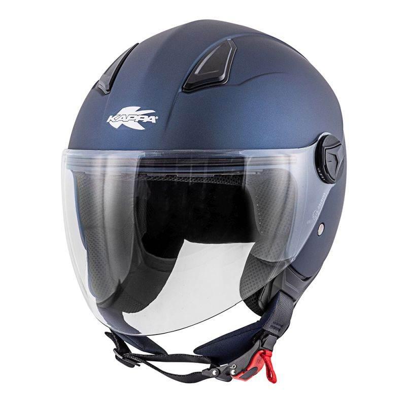 Kappa Kask Kv28 Evo Solid Junior Otwarty Jet Kolor Niebieski Matt Rozmiar 5