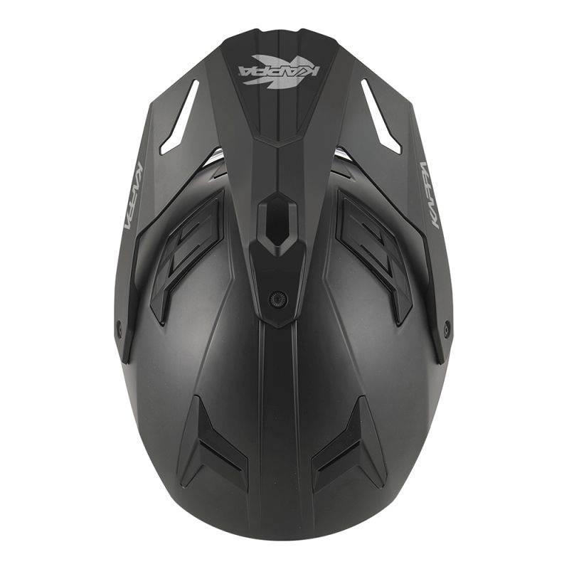 Kappa 2025/05 Kask Kv33 Solid Enduro Dual Off Road Z Szybą I Blendą Kolor C - zdjęcie 4