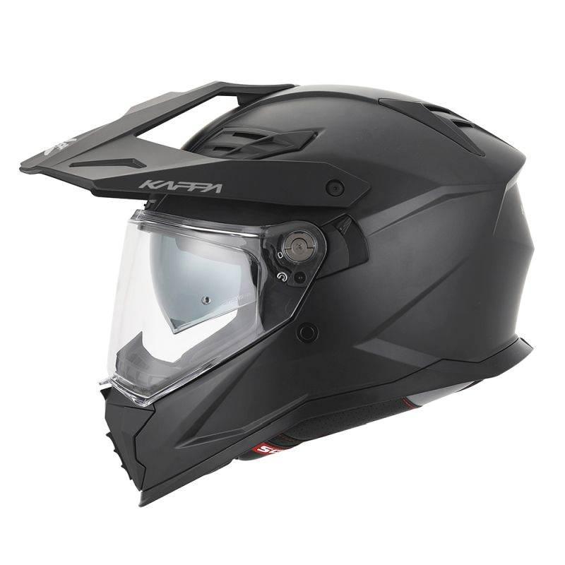 Kappa 2025/05 Kask Kv33 Solid Enduro Dual Off Road Z Szybą I Blendą Kolor C - zdjęcie 2