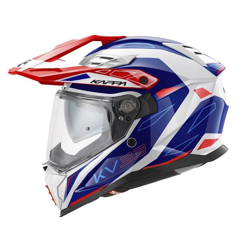 Kappa 2025/05 Kask Kv33 Graphic Wizzard Enduro Dual Off Road Z Szybą I Blen