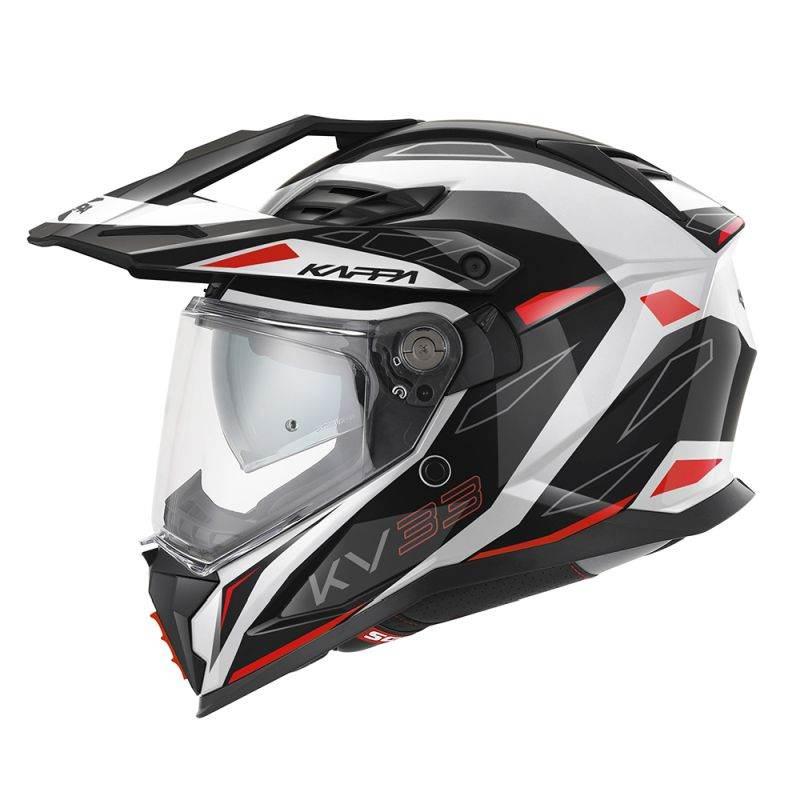 Kappa 2025/05 Kask Kv33 Graphic Wizzard Enduro Dual Off Road Z Szybą I Blen